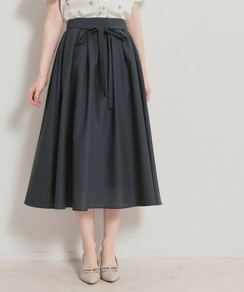 Couture Brooch / クチュールブローチ ロング・マキシ丈スカート | パレットボイル細リボン付きスカート | 詳細24