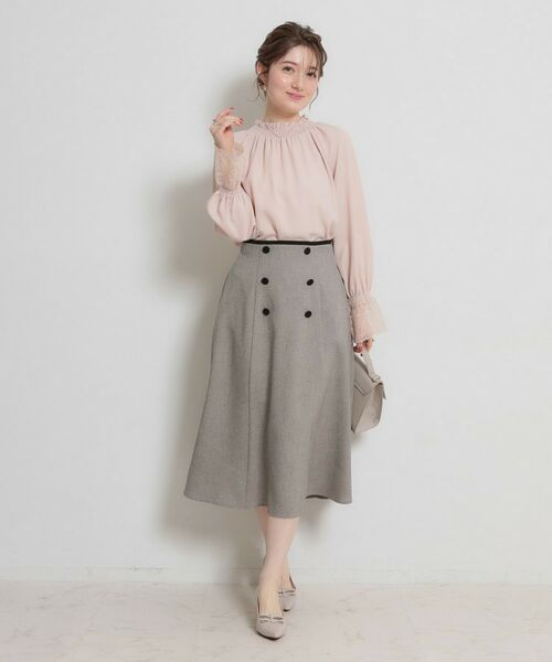 Couture Brooch / クチュールブローチ スカート | リネンライクサマツイスカート | 詳細10