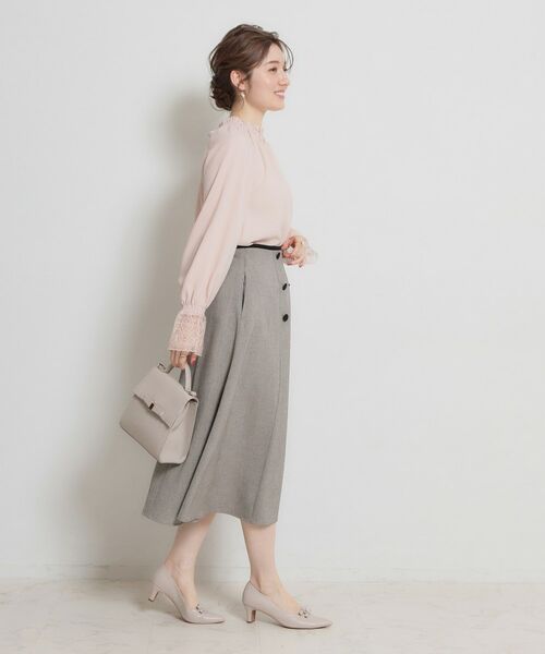 Couture Brooch / クチュールブローチ スカート | リネンライクサマツイスカート | 詳細11