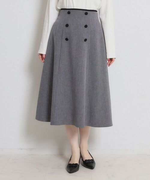 Couture Brooch / クチュールブローチ スカート | リネンライクサマツイスカート | 詳細15