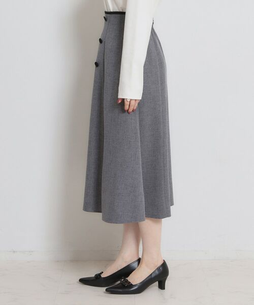 Couture Brooch / クチュールブローチ スカート | リネンライクサマツイスカート | 詳細16