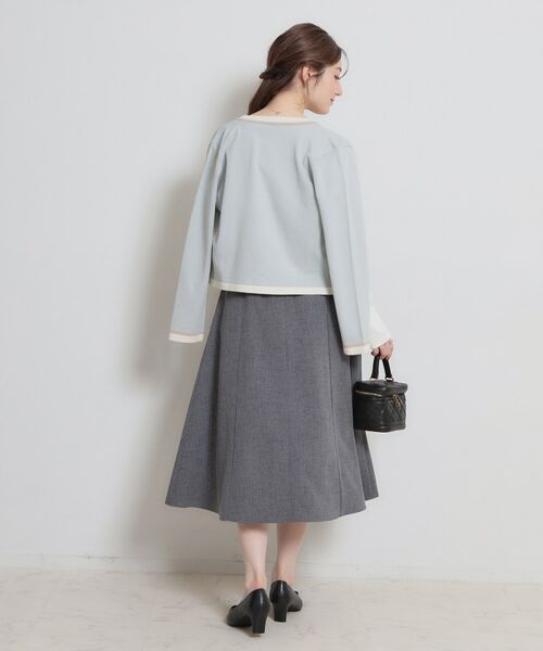 Couture Brooch / クチュールブローチ スカート | リネンライクサマツイスカート | 詳細6