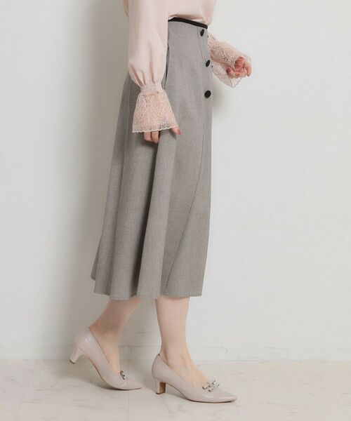 Couture Brooch / クチュールブローチ スカート | リネンライクサマツイスカート | 詳細9