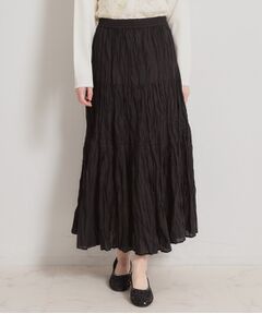 Couture Brooch / クチュールブローチ ロング・マキシ丈スカート | 綿ローンティアードスカート