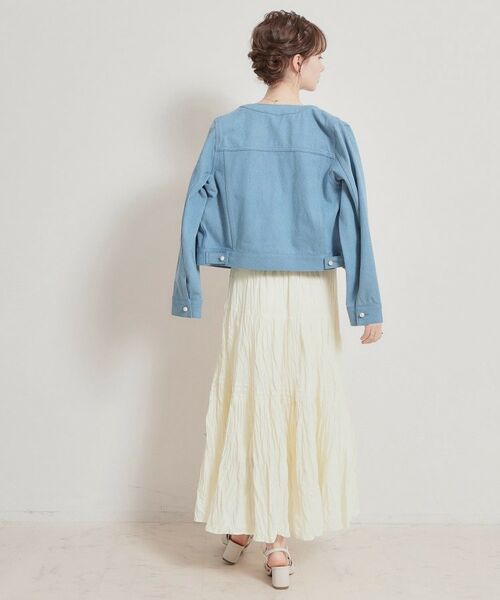 Couture Brooch / クチュールブローチ ロング・マキシ丈スカート | 綿ローンティアードスカート | 詳細13