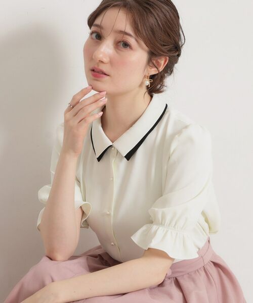 Couture Brooch / クチュールブローチ シャツ・ブラウス | ダブルカラーブラウス | 詳細2