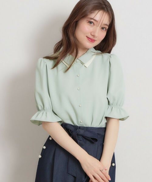 Couture Brooch / クチュールブローチ シャツ・ブラウス | ダブルカラーブラウス | 詳細8