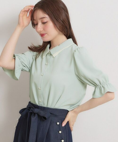 Couture Brooch / クチュールブローチ シャツ・ブラウス | ダブルカラーブラウス | 詳細9