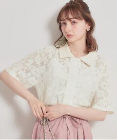 Couture Brooch / クチュールブローチ シャツ・ブラウス | フラワーエンブロイダリーブラウス