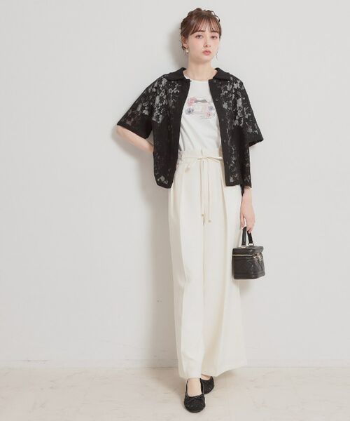 Couture Brooch / クチュールブローチ シャツ・ブラウス | フラワーエンブロイダリーブラウス | 詳細11