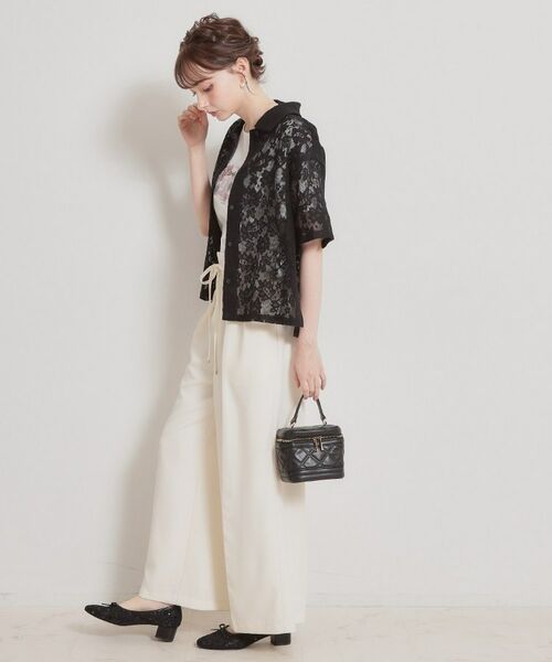 Couture Brooch / クチュールブローチ シャツ・ブラウス | フラワーエンブロイダリーブラウス | 詳細12