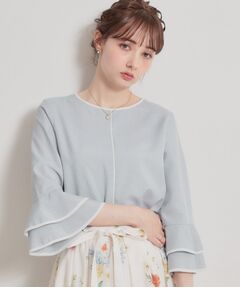 Couture Brooch / クチュールブローチ シャツ・ブラウス | 配色ラッフルブラウス