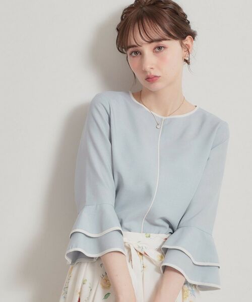 Couture Brooch / クチュールブローチ シャツ・ブラウス | 配色ラッフルブラウス | 詳細10