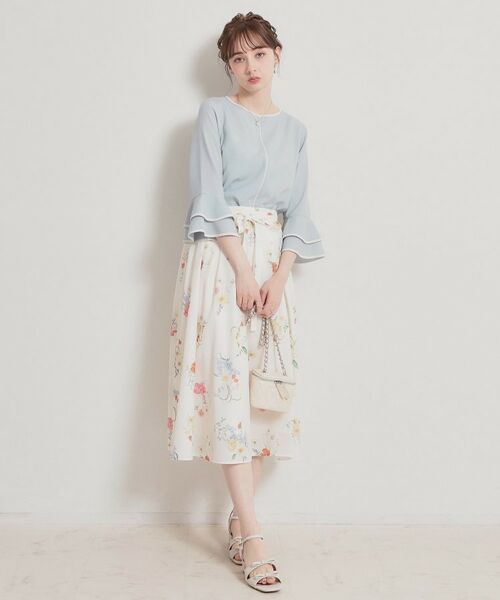 Couture Brooch / クチュールブローチ シャツ・ブラウス | 配色ラッフルブラウス | 詳細11