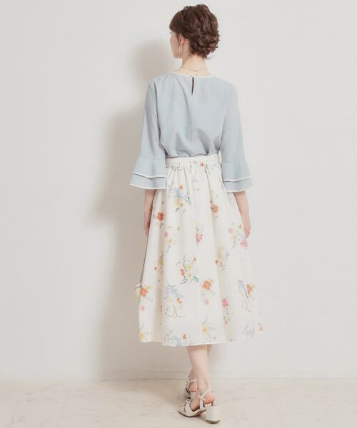 Couture Brooch / クチュールブローチ シャツ・ブラウス | 配色ラッフルブラウス | 詳細13