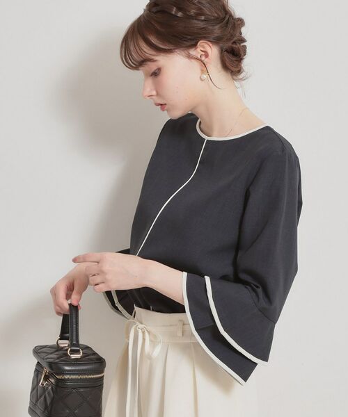 Couture Brooch / クチュールブローチ シャツ・ブラウス | 配色ラッフルブラウス | 詳細16