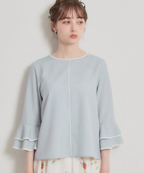 Couture Brooch / クチュールブローチ シャツ・ブラウス | 配色ラッフルブラウス | 詳細22