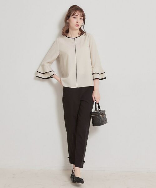 Couture Brooch / クチュールブローチ シャツ・ブラウス | 配色ラッフルブラウス | 詳細5