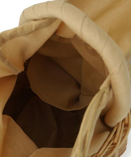 Couture Brooch / クチュールブローチ ハンドバッグ | BIGリボン付きラタンバッグ | 詳細13