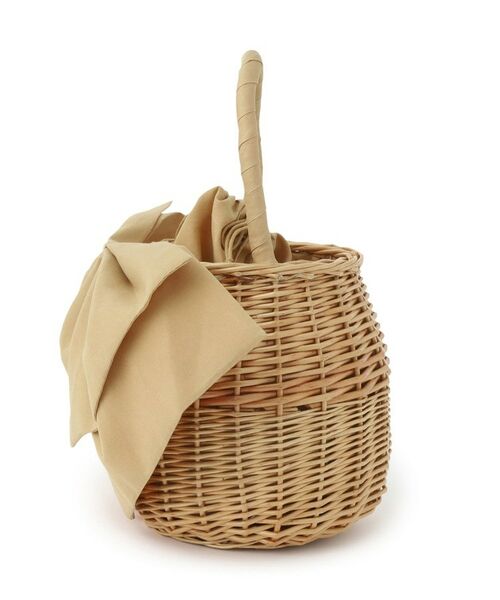 Couture Brooch / クチュールブローチ ハンドバッグ | BIGリボン付きラタンバッグ | 詳細7