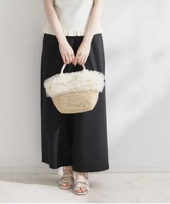 Couture Brooch / クチュールブローチ ハンドバッグ | チュールフリルかごバッグ