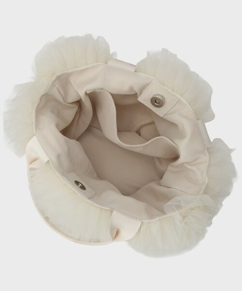 Couture Brooch / クチュールブローチ ハンドバッグ | チュールフリルかごバッグ | 詳細10