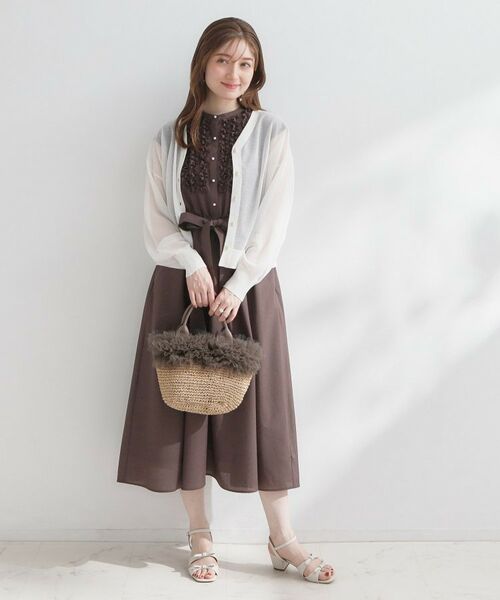 Couture Brooch / クチュールブローチ ハンドバッグ | チュールフリルかごバッグ | 詳細4