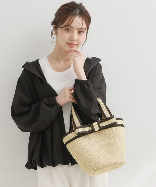 Couture Brooch / クチュールブローチ トートバッグ | リボンペーパートート（アイボリー(004)）