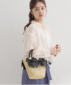 Couture Brooch / クチュールブローチ トートバッグ | グログランリボンモチーフトート