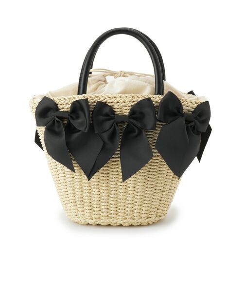 Couture Brooch / クチュールブローチ トートバッグ | グログランリボンモチーフトート | 詳細10