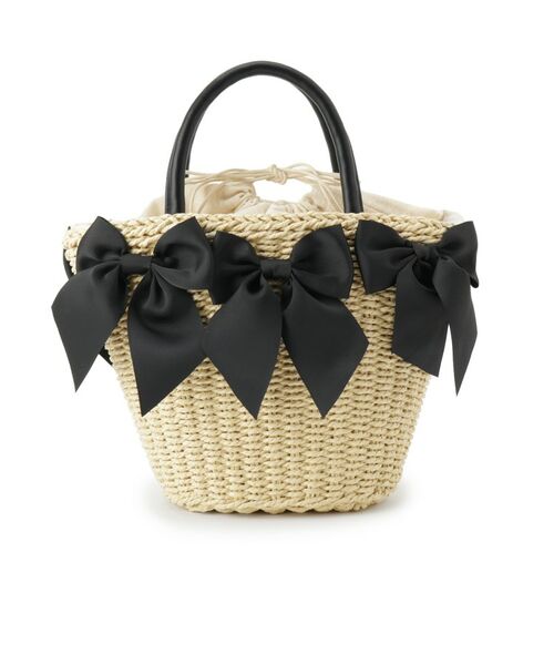 Couture Brooch / クチュールブローチ トートバッグ | グログランリボンモチーフトート | 詳細12