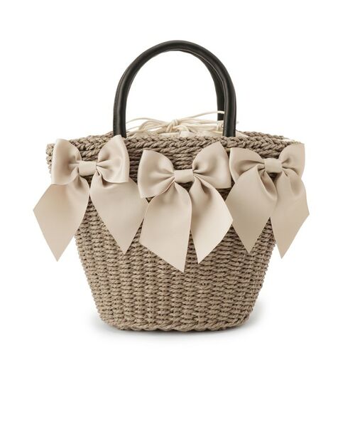 Couture Brooch / クチュールブローチ トートバッグ | グログランリボンモチーフトート | 詳細9