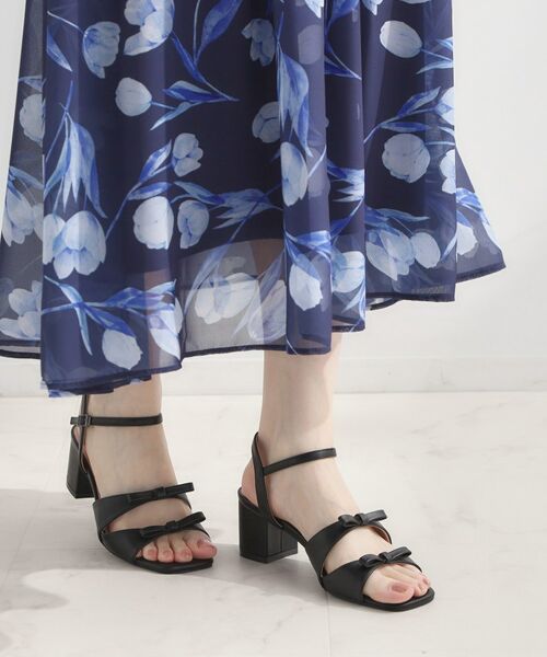 Couture Brooch / クチュールブローチ サンダル | ダブルリボンサンダル | 詳細6