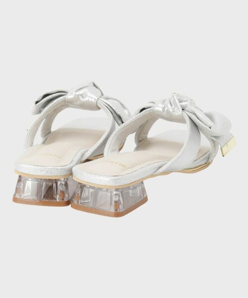 Couture Brooch / クチュールブローチ サンダル | リボンクリアヒールサンダル | 詳細3