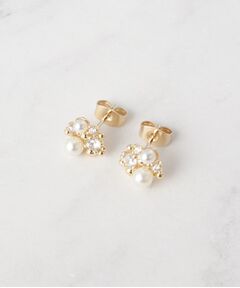 Couture Brooch / クチュールブローチ ピアス・イヤリング | パール調ビジューピアス