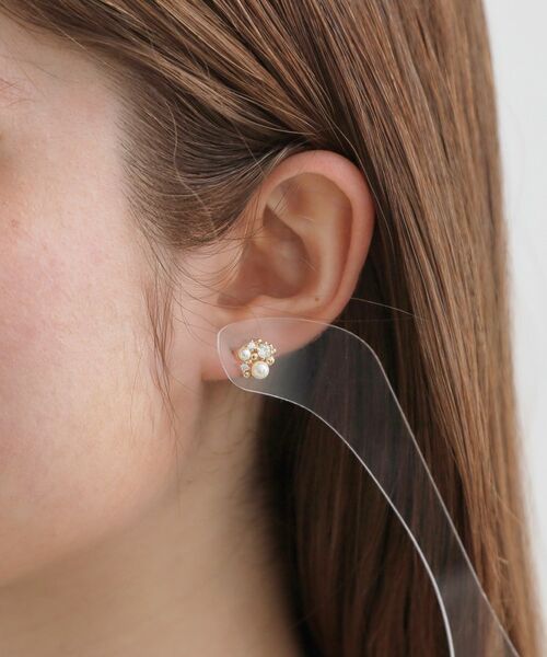 Couture Brooch / クチュールブローチ ピアス・イヤリング | パール調ビジューピアス | 詳細4