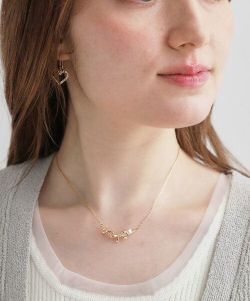 Couture Brooch / クチュールブローチ ネックレス・ペンダント・チョーカー | レディリボンパール調ネックレス | 詳細5