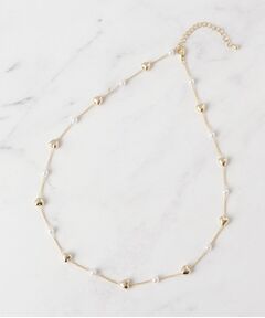 Couture Brooch / クチュールブローチ ネックレス・ペンダント・チョーカー | ハートパール調チェーンネックレス