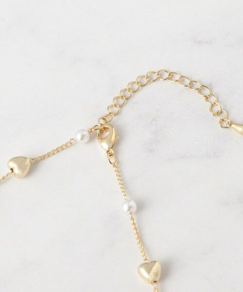 Couture Brooch / クチュールブローチ ネックレス・ペンダント・チョーカー | ハートパール調チェーンネックレス | 詳細3