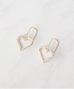 Couture Brooch / クチュールブローチ ピアス・イヤリング | ビジューハートピアス