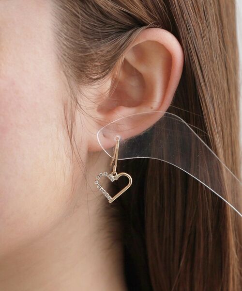 Couture Brooch / クチュールブローチ ピアス・イヤリング | ビジューハートピアス | 詳細4