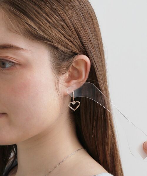 Couture Brooch / クチュールブローチ ピアス・イヤリング | ビジューハートピアス | 詳細5