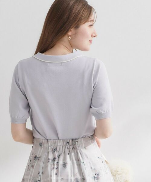 Couture Brooch / クチュールブローチ ニット・セーター | フリルポロ衿ニット | 詳細11