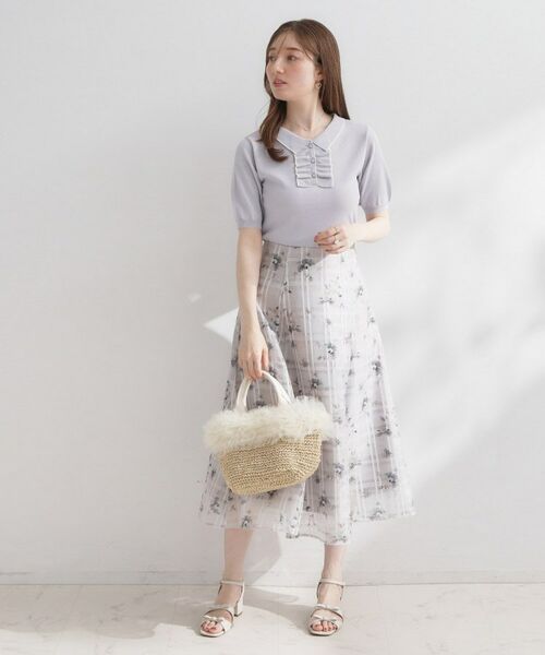 Couture Brooch / クチュールブローチ ニット・セーター | フリルポロ衿ニット | 詳細12