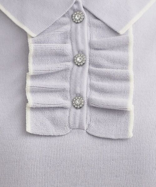 Couture Brooch / クチュールブローチ ニット・セーター | フリルポロ衿ニット | 詳細15