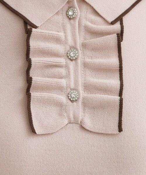 Couture Brooch / クチュールブローチ ニット・セーター | フリルポロ衿ニット | 詳細23
