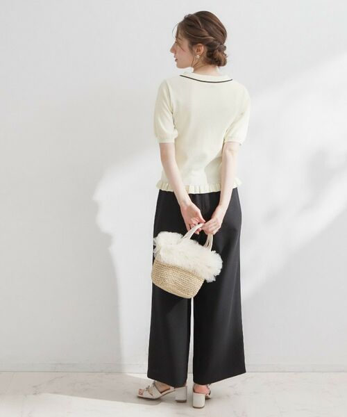 Couture Brooch / クチュールブローチ ニット・セーター | フリルポロ衿ニット | 詳細6