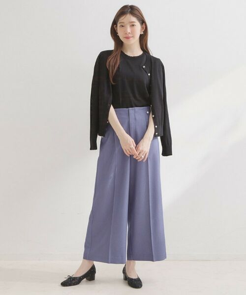 Couture Brooch / クチュールブローチ ニット・セーター | 透かしフレアー袖ニットトップス | 詳細11