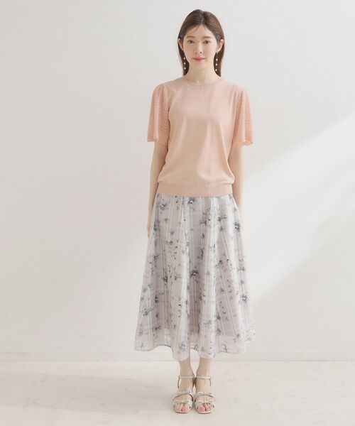 Couture Brooch / クチュールブローチ ニット・セーター | 透かしフレアー袖ニットトップス | 詳細19