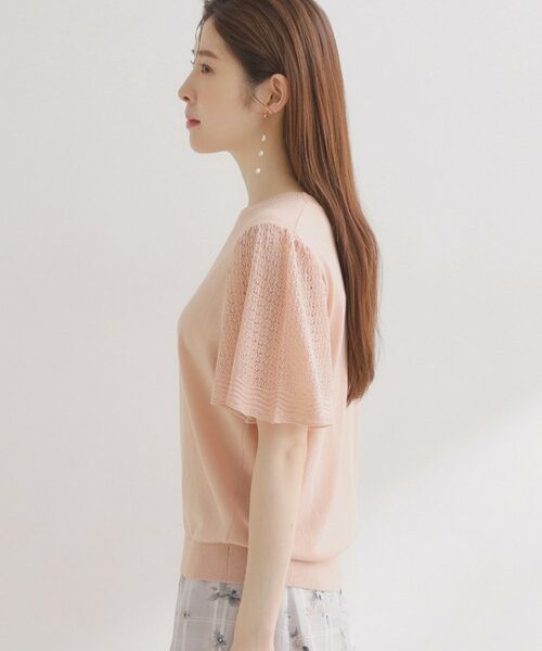 Couture Brooch / クチュールブローチ ニット・セーター | 透かしフレアー袖ニットトップス | 詳細26